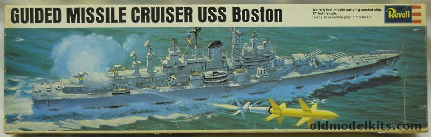 Revell 1/480 USS Boston CAG-1 Guided Missile Cruiser, H461-200 plastic model kit